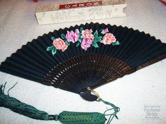 Advertising Fan for "Muguet du Bonheur" by Caron