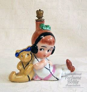 Radio Girl with Toy Bear