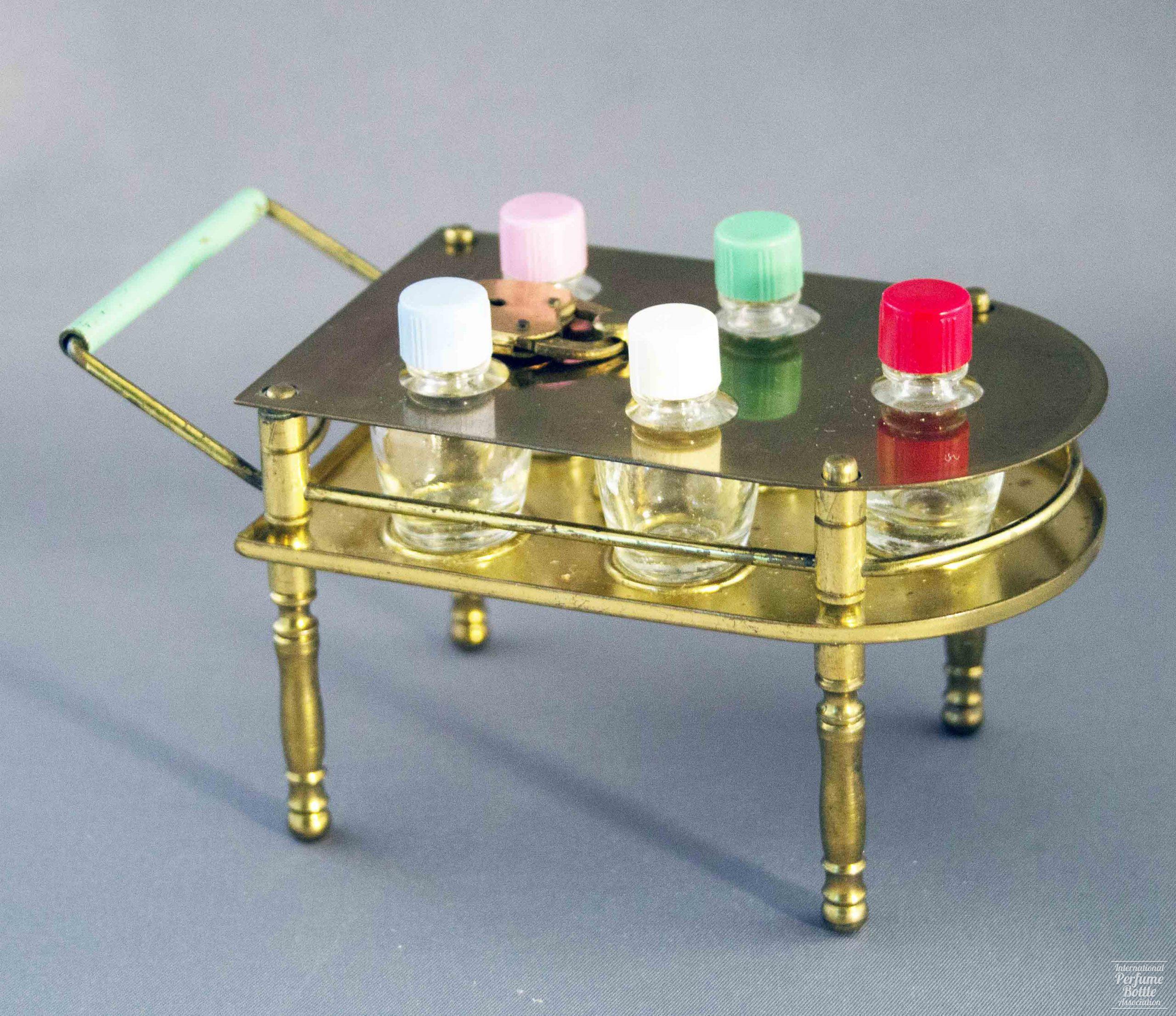 "Perfumador" Brass Tea Cart by Stuart Products