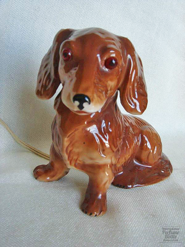 Brown Dachshund Perfume Lamp