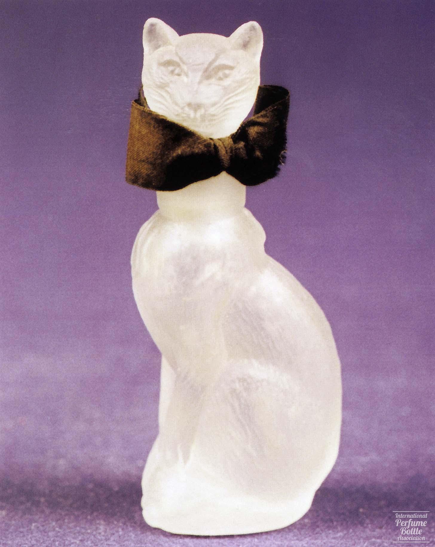 Figural Cat Bottle, Perhaps Rochambeau et al.