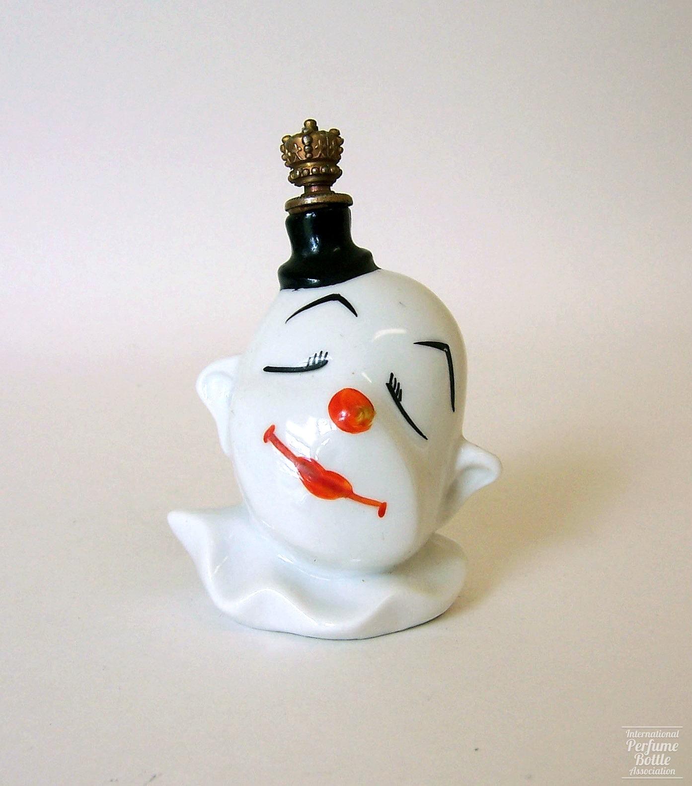 White Clown Head With Black Hat