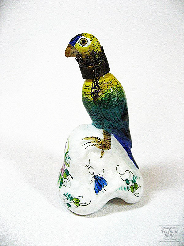 Parrot Bottle From Limoges