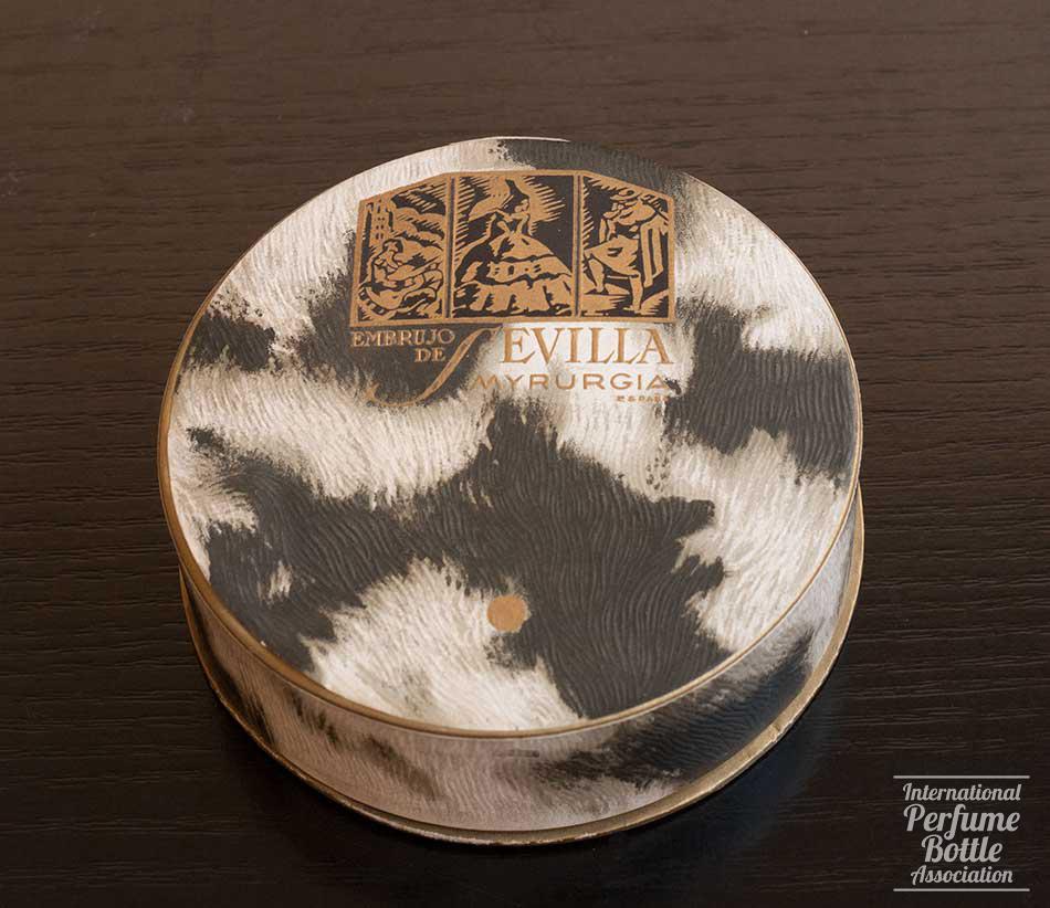 "Embrujo de Sevilla" Powder Box by Myrurgia