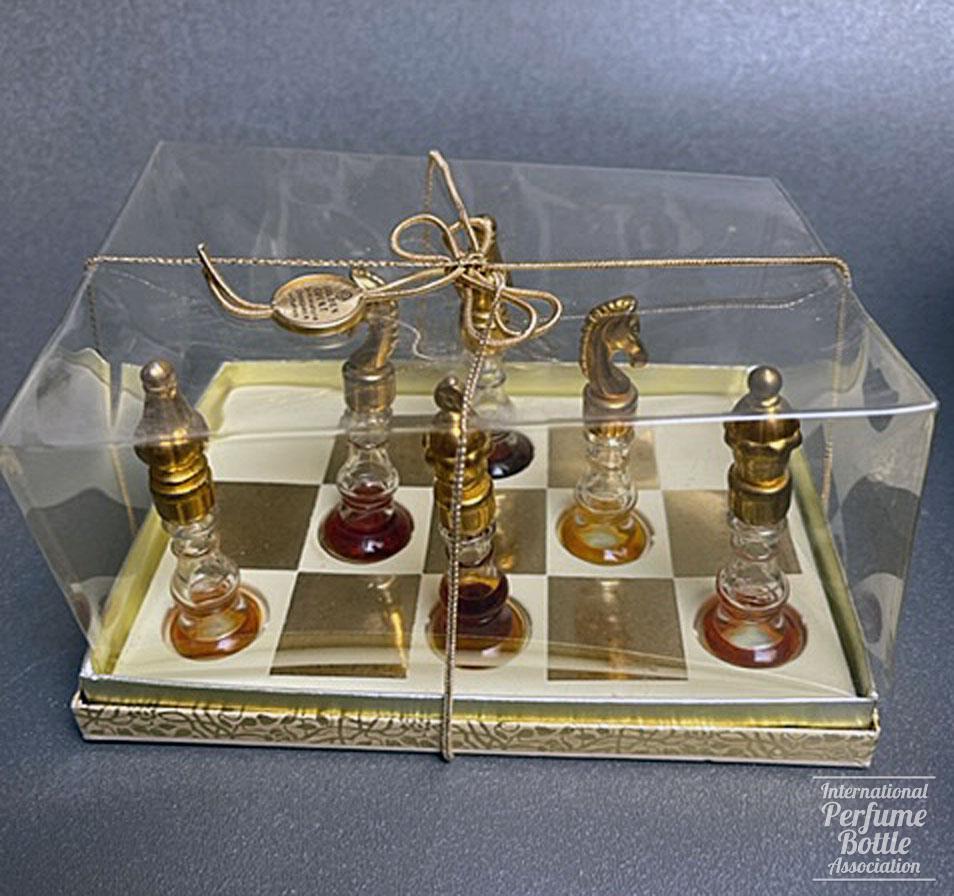 Mary Chess "Golden Court" Perfumes Mini Chessboard