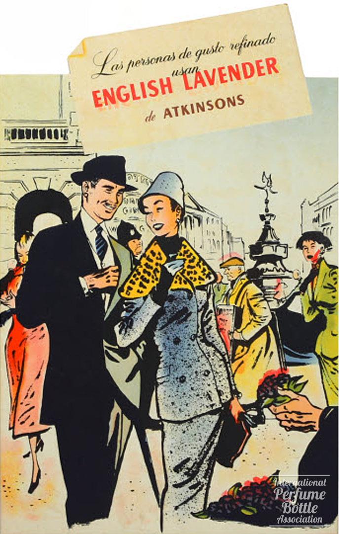 "English Lavender" by Atkinsons Display - 1940