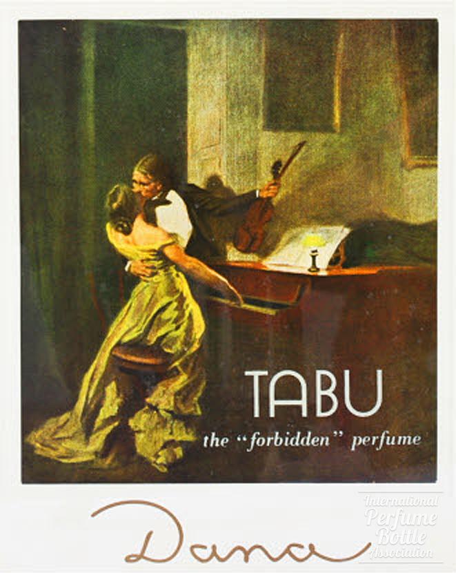 "Tabu" by Dana Advertisement - 1950's