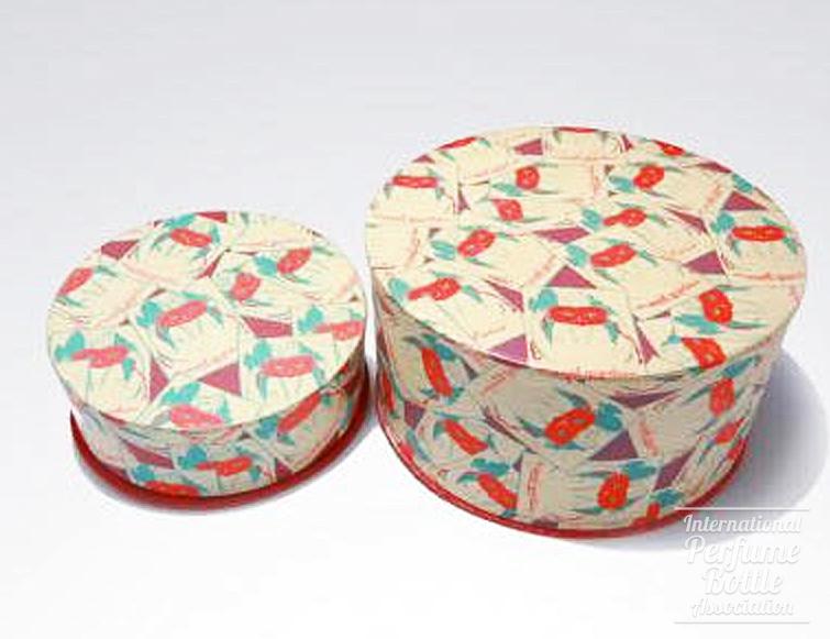 "Masque Rouge" Powder Boxes by Marcel Guerlain