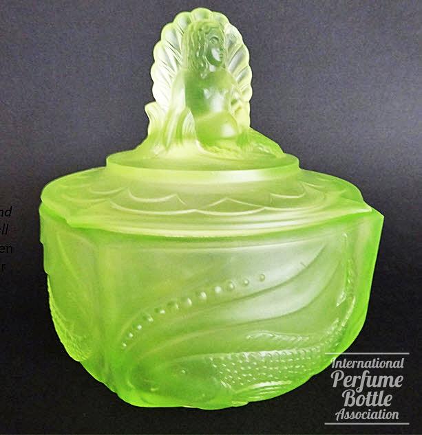 "Mermaid and Cockle Shell" Powder Jar