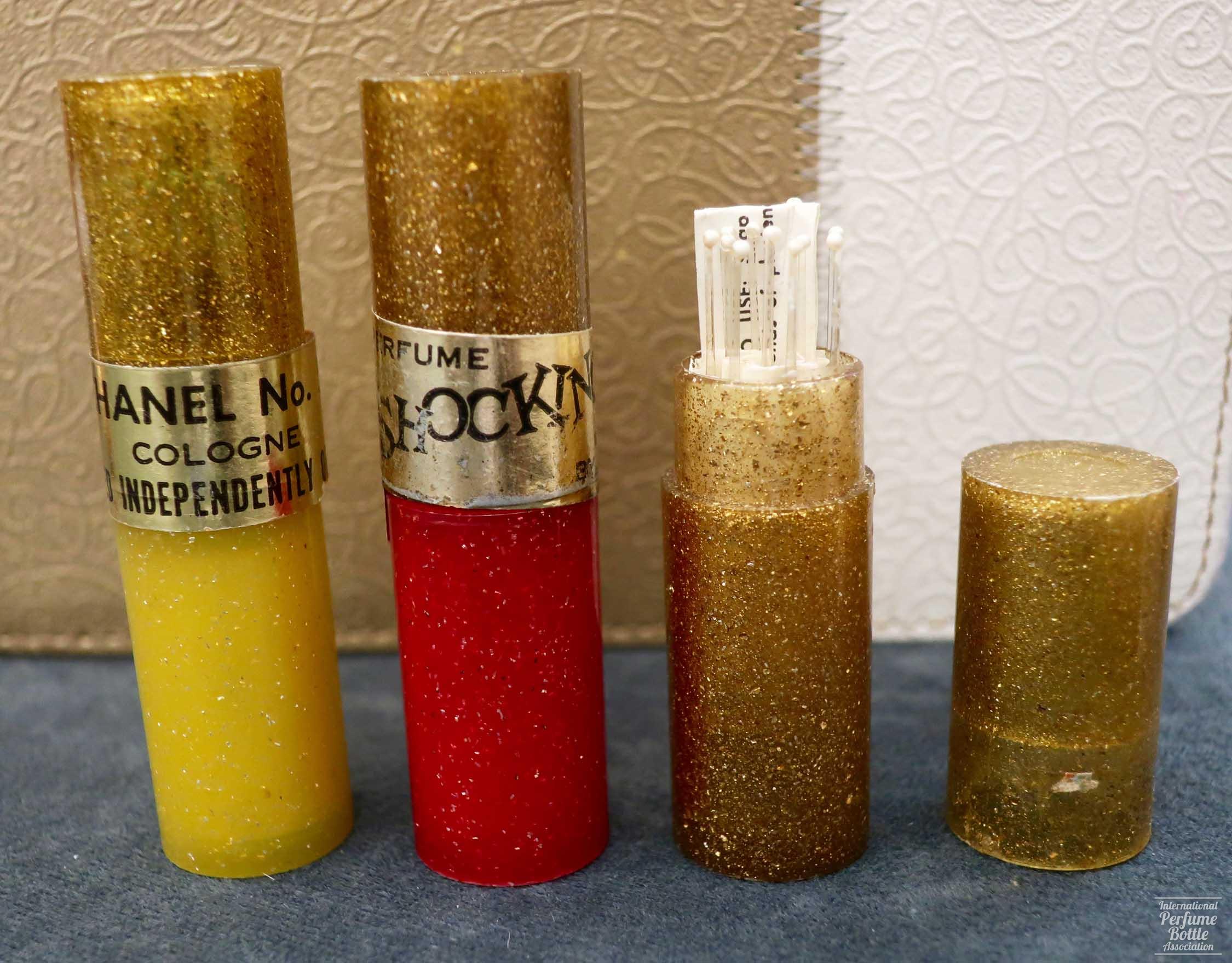 Perfume Nips for "Shocking" by Schiaparelli and "No. 5" by Chanel