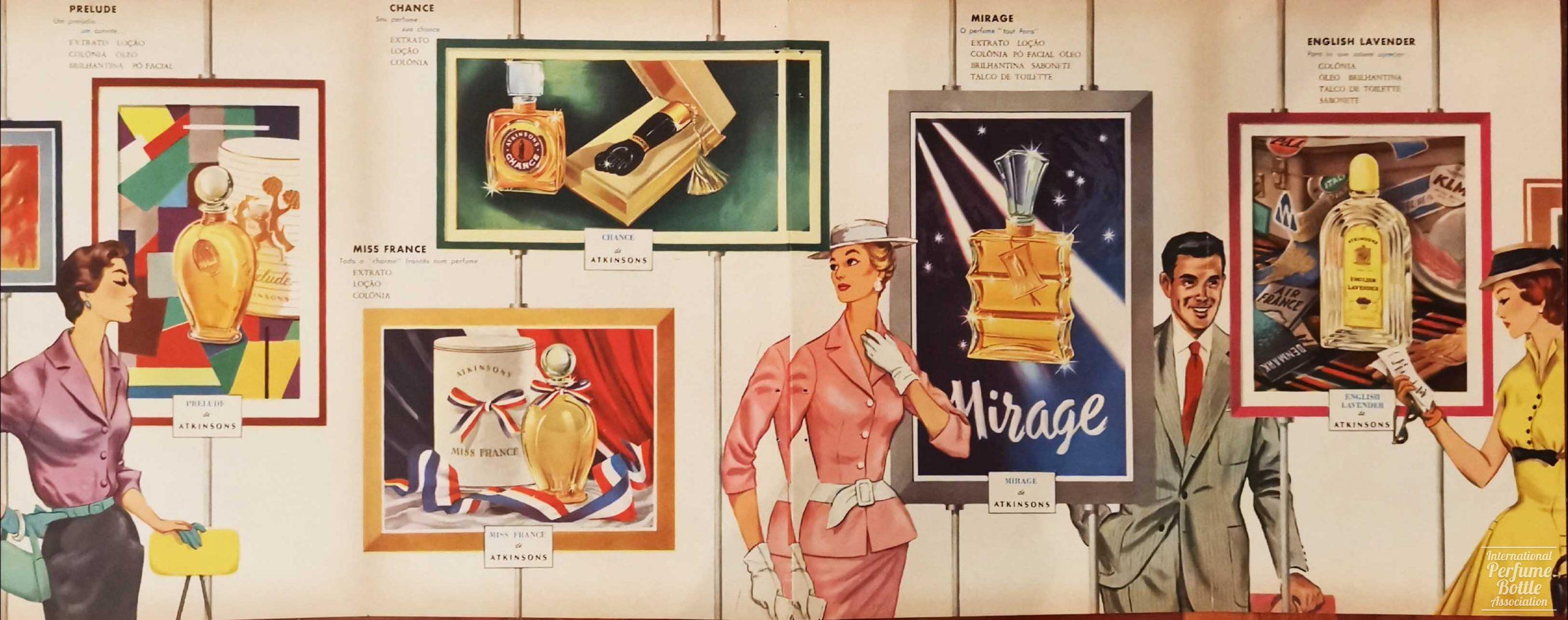 Perfumes by Atkinsons Advertisement - c 1950