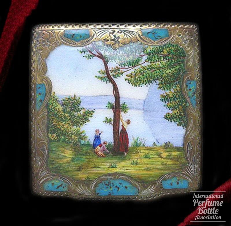 Italian Compact With a Corot Image