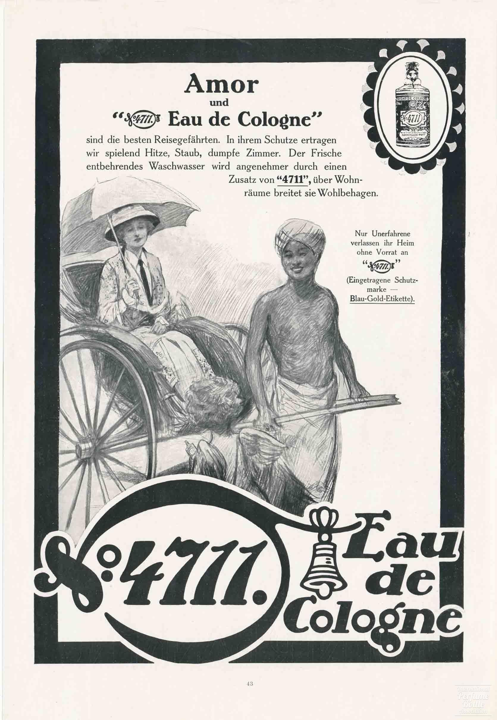 "4711 Eau de Cologne" by Mülhens Advertisement - 1914