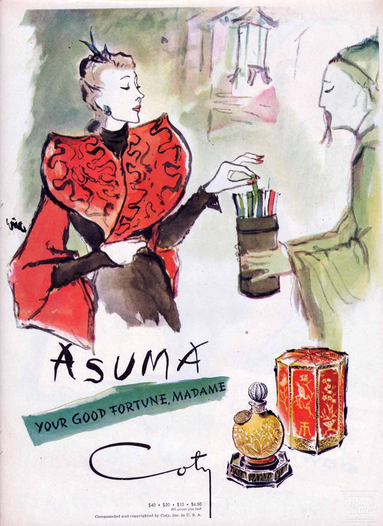 "A Suma" by Coty Advertisement - 1947