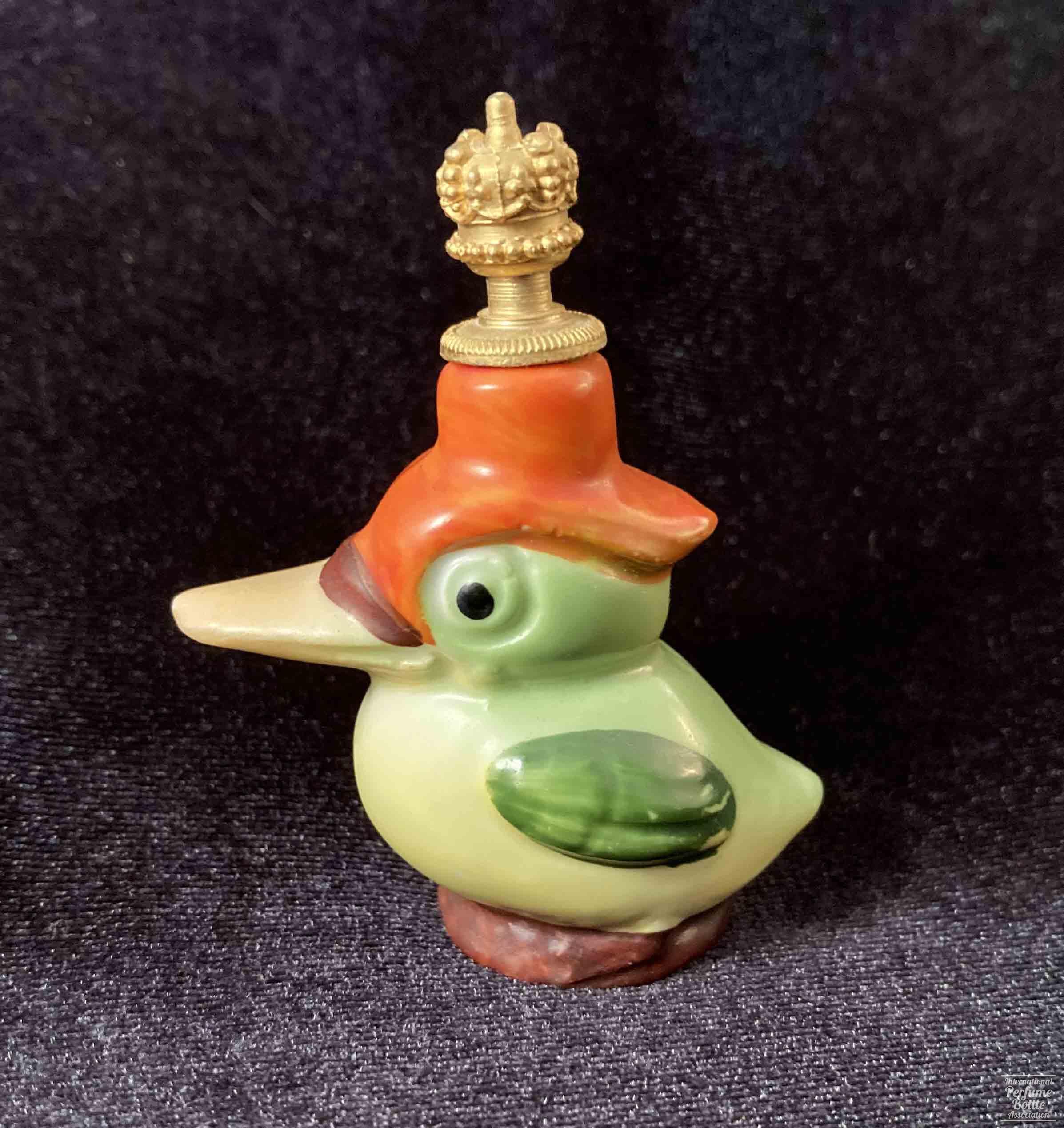 Green and Yellow Bird Crown Top