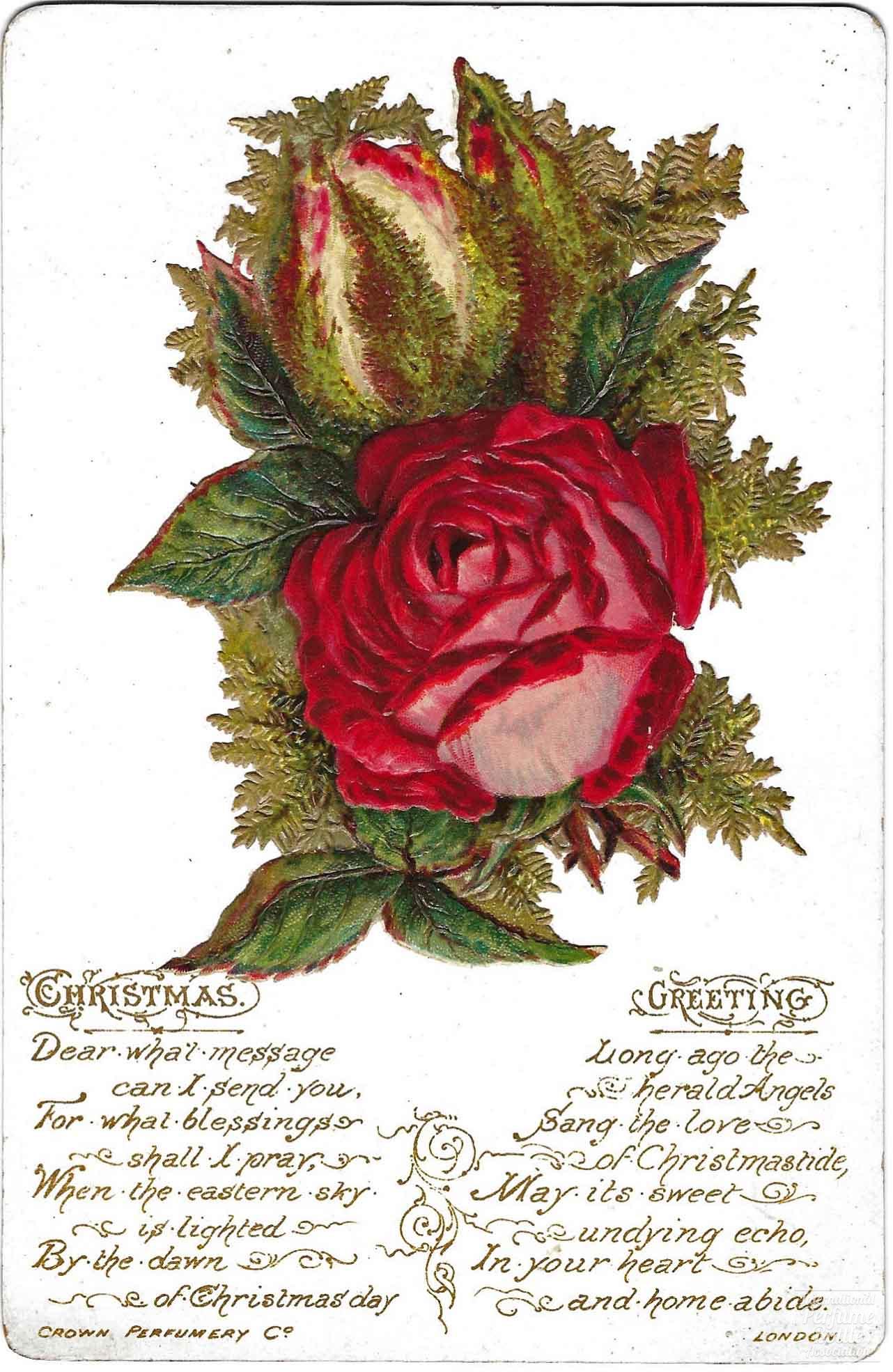 Christmas Card by Crown Perfumery Co.
