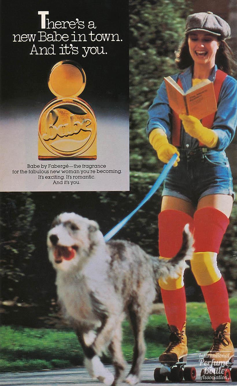 "Babe" by Fabergé Perfumes Advertisement - 1980