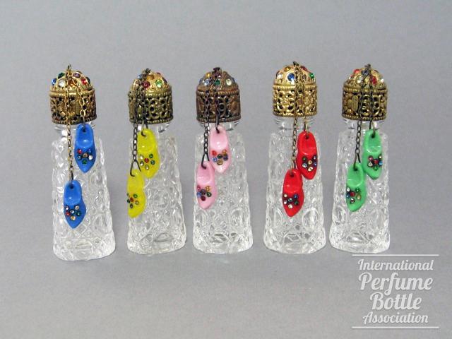 Czech Bottles With Dutch Shoes Dangles