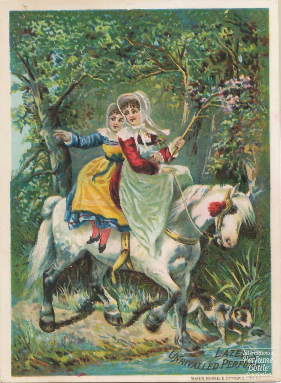 Lazell's Unrivalled Perfumes Scent Card