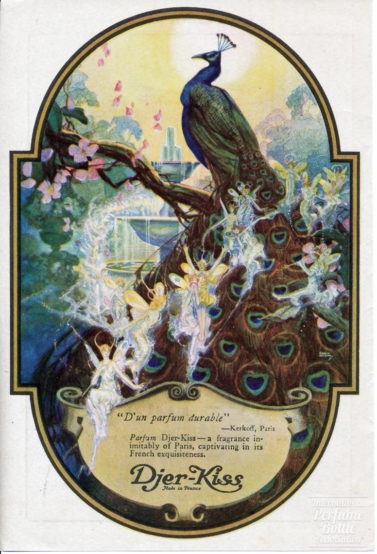 "Djer-Kiss" by Kerkoff Advertisement - 1922