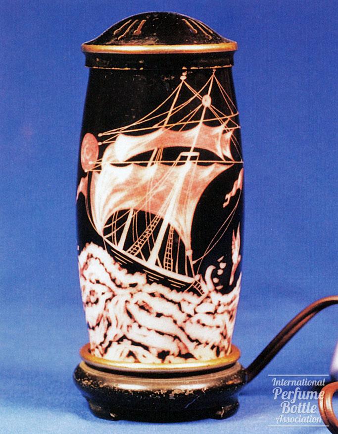 Ship Perfume Lamp by DeVilbiss