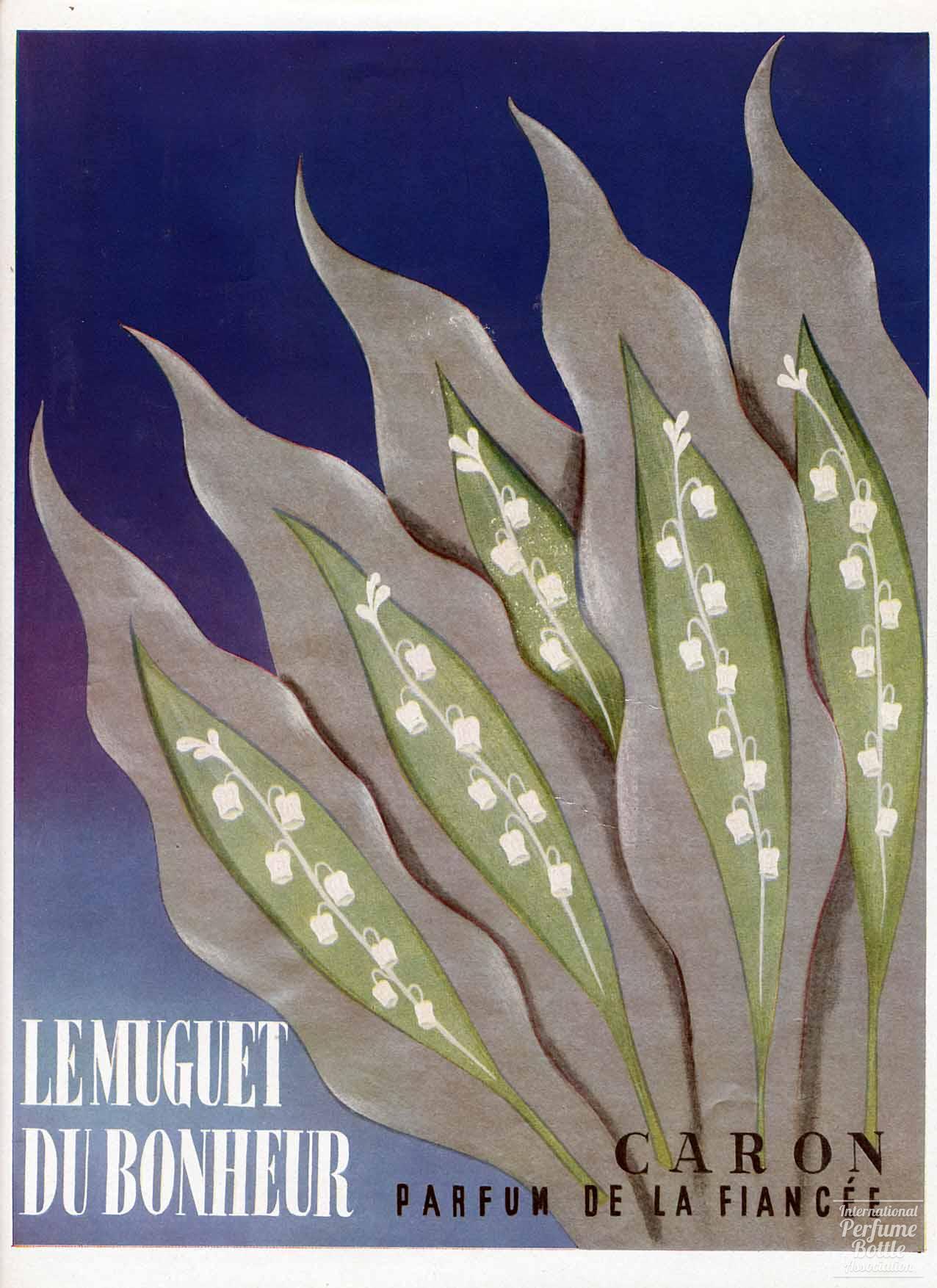 “Le Muguet Du Bonheur” by Caron Advertisement – 1955