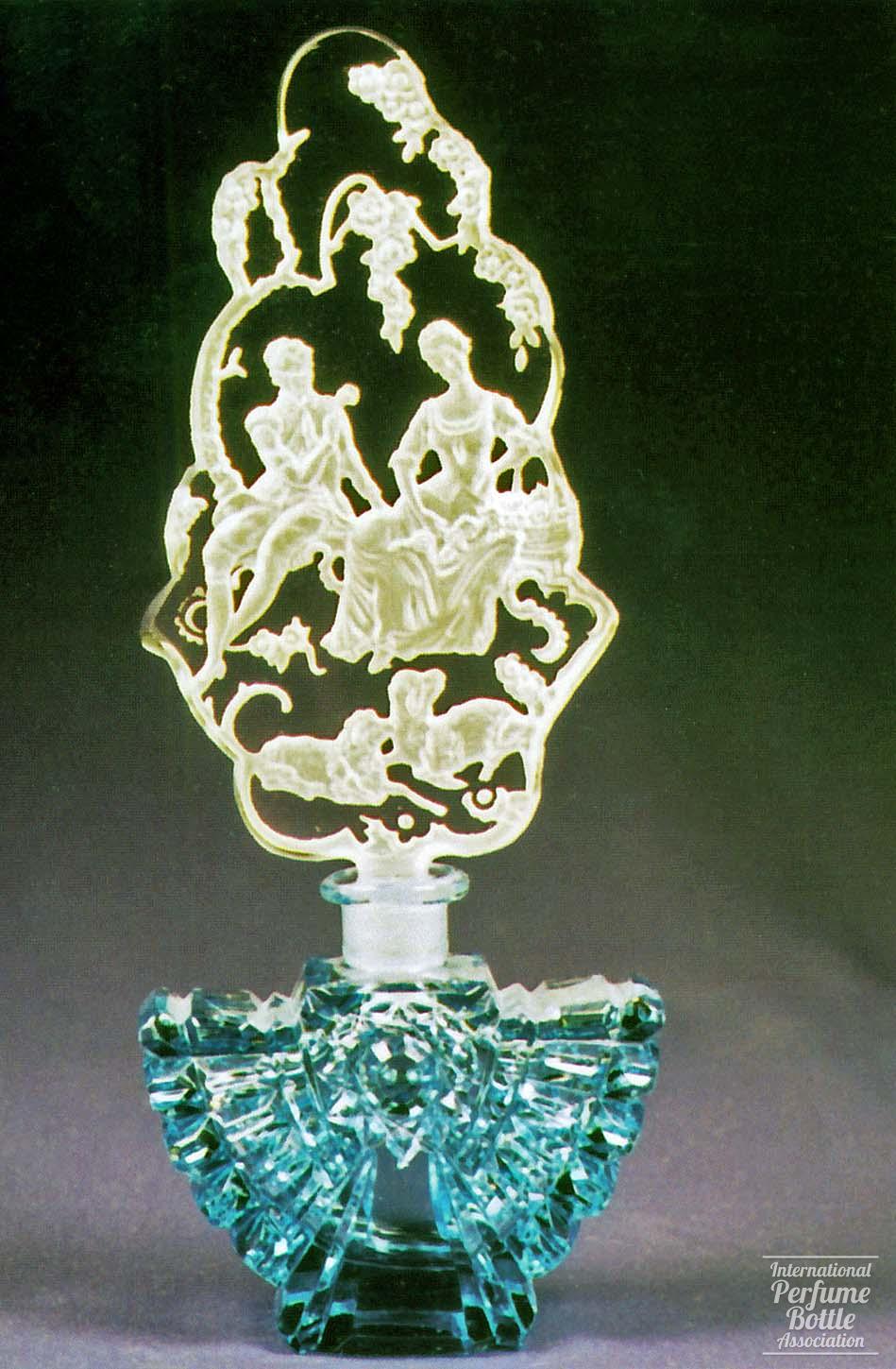 Courting Couple Czech Bottle