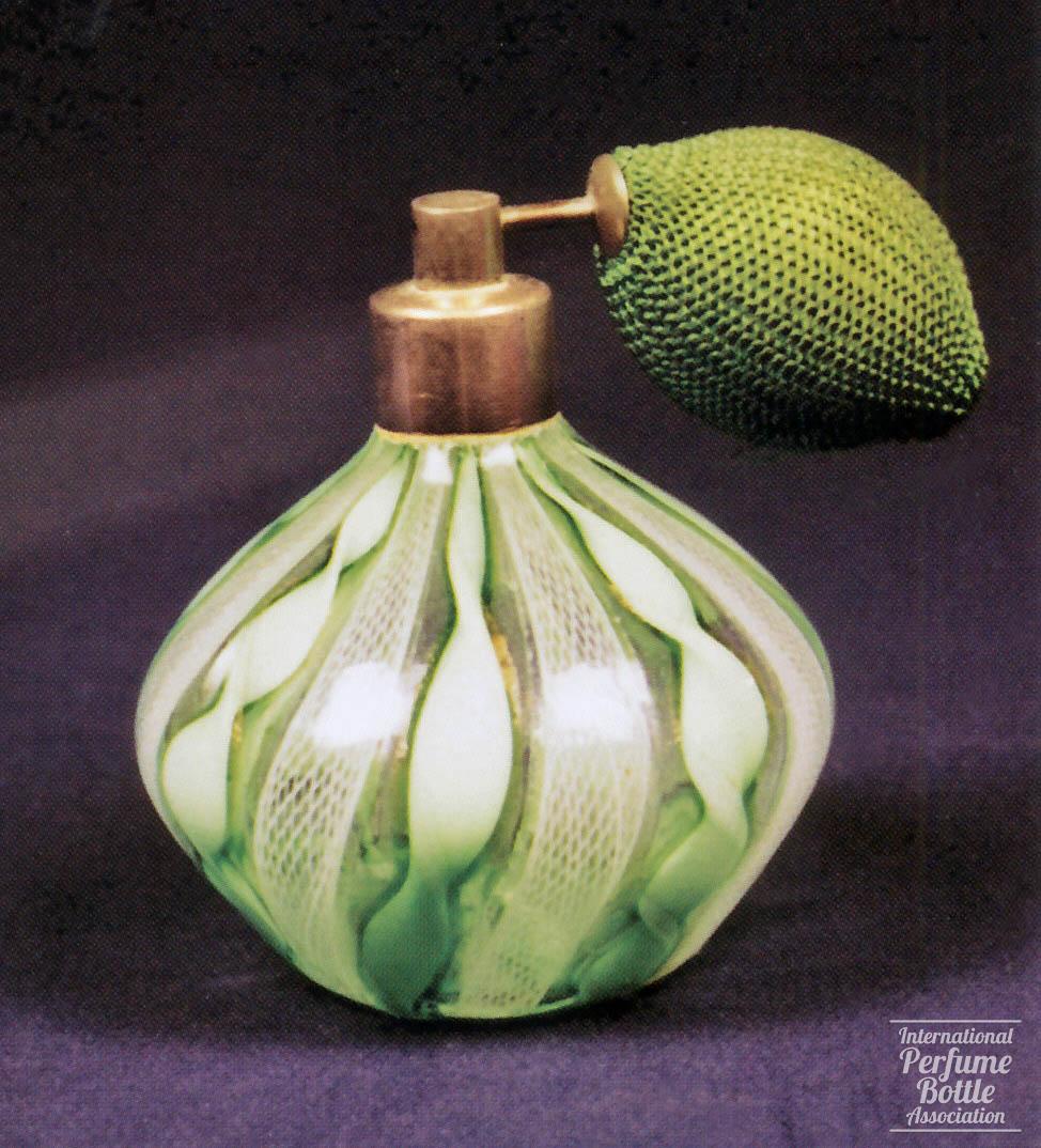 Italian Green and White Atomizer