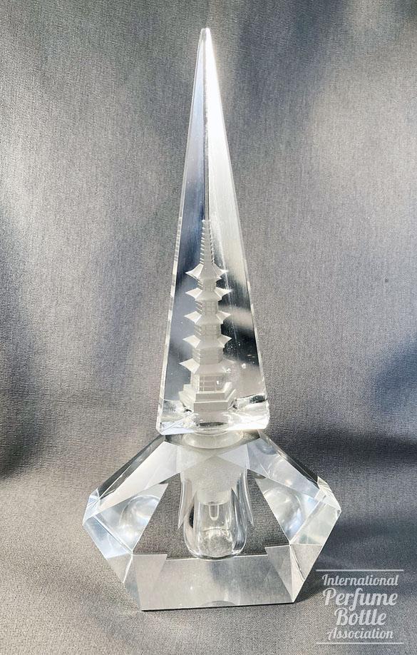 Crystal Perfume With Pagoda Stopper, La Hoya Japan