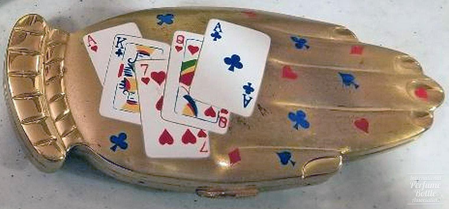 Golden Gesture Playing Card Compact by Volupté