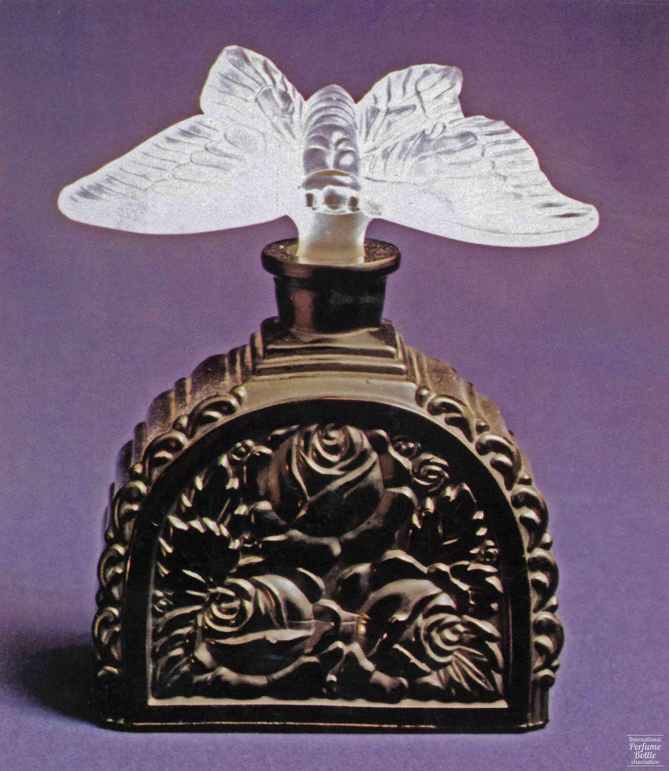 Black and Clear Butterfly Bottle