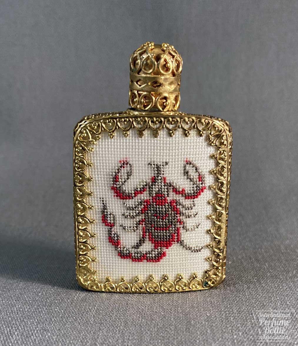 Mini Perfume With Scorpion Petit Point