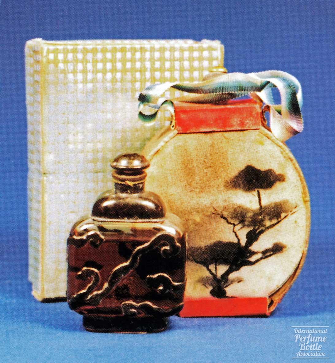 Black and Clear Oriental Bottle by Viard