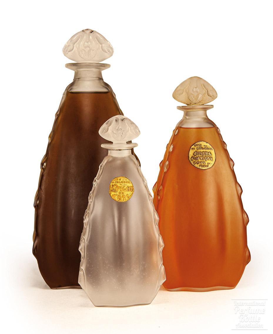 "Ambre Antique", "Chypre" and "L'Origan" by Coty