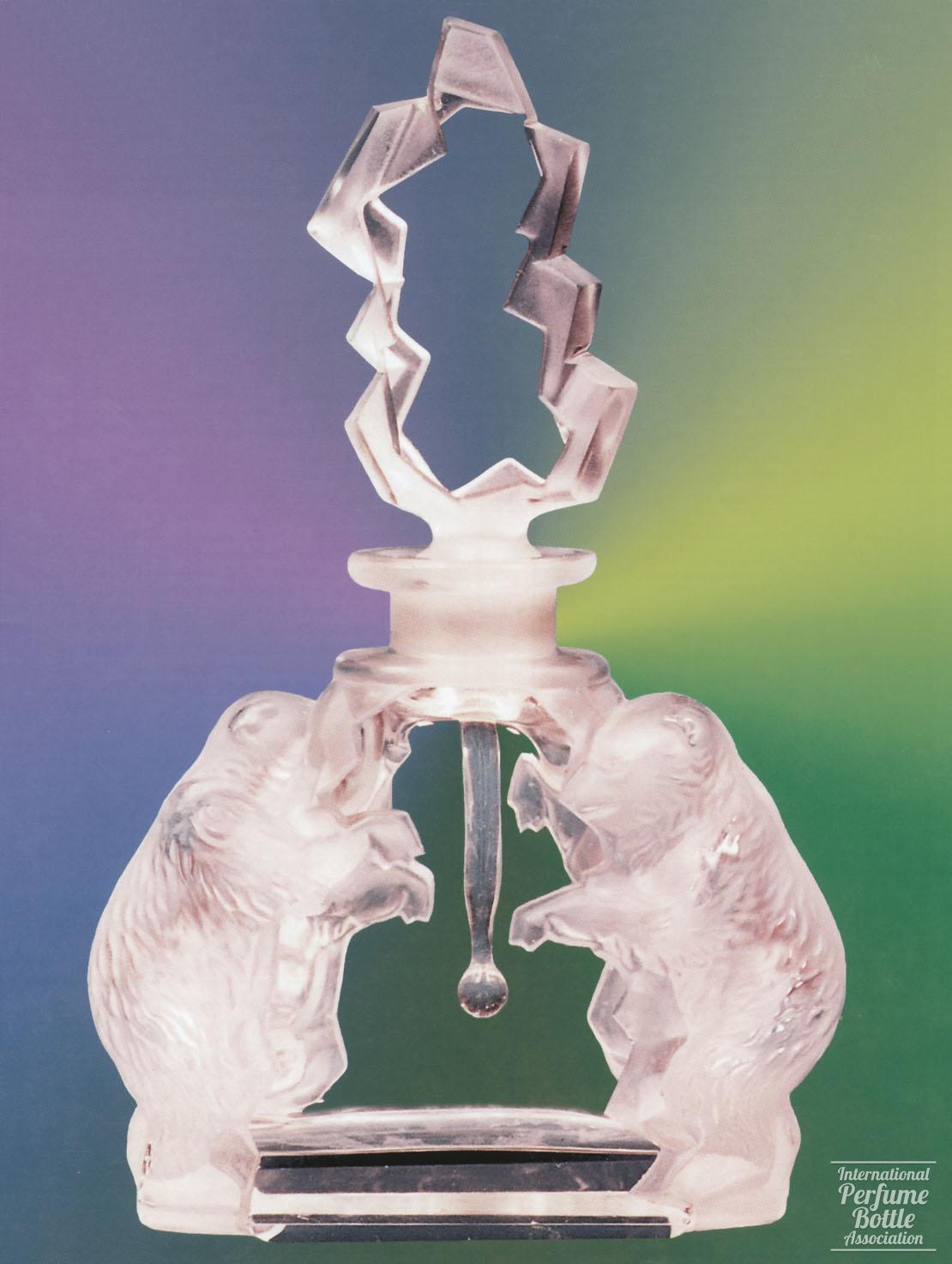 Czech Bottle With Bears, Ingrid Line by Schlevogt