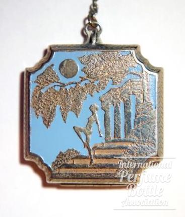 Two Color Enamel Compact by J. M Fisher