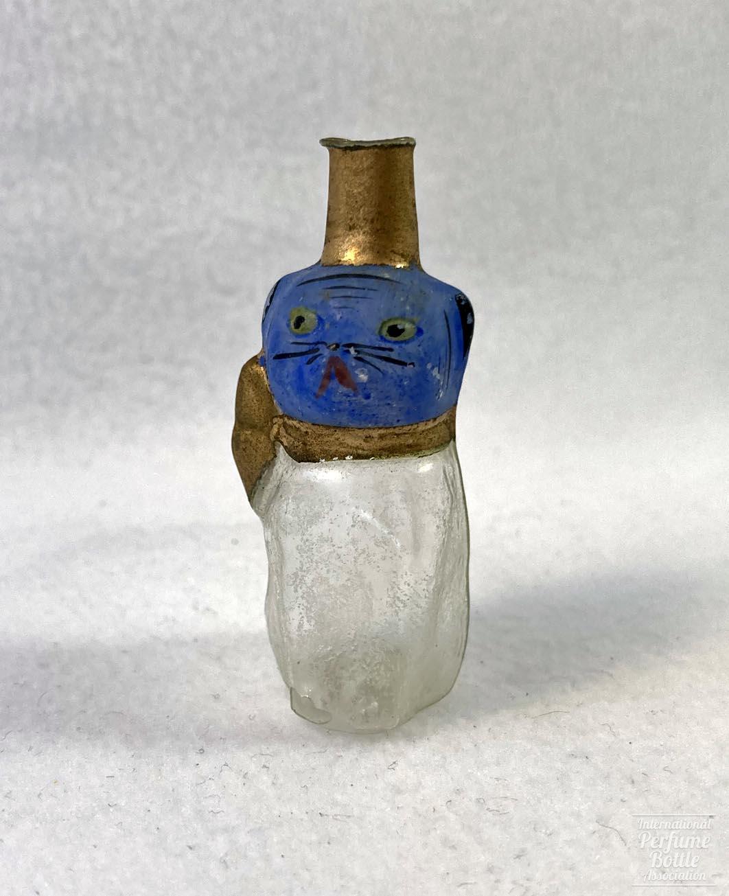 German Blown Cat Bottle