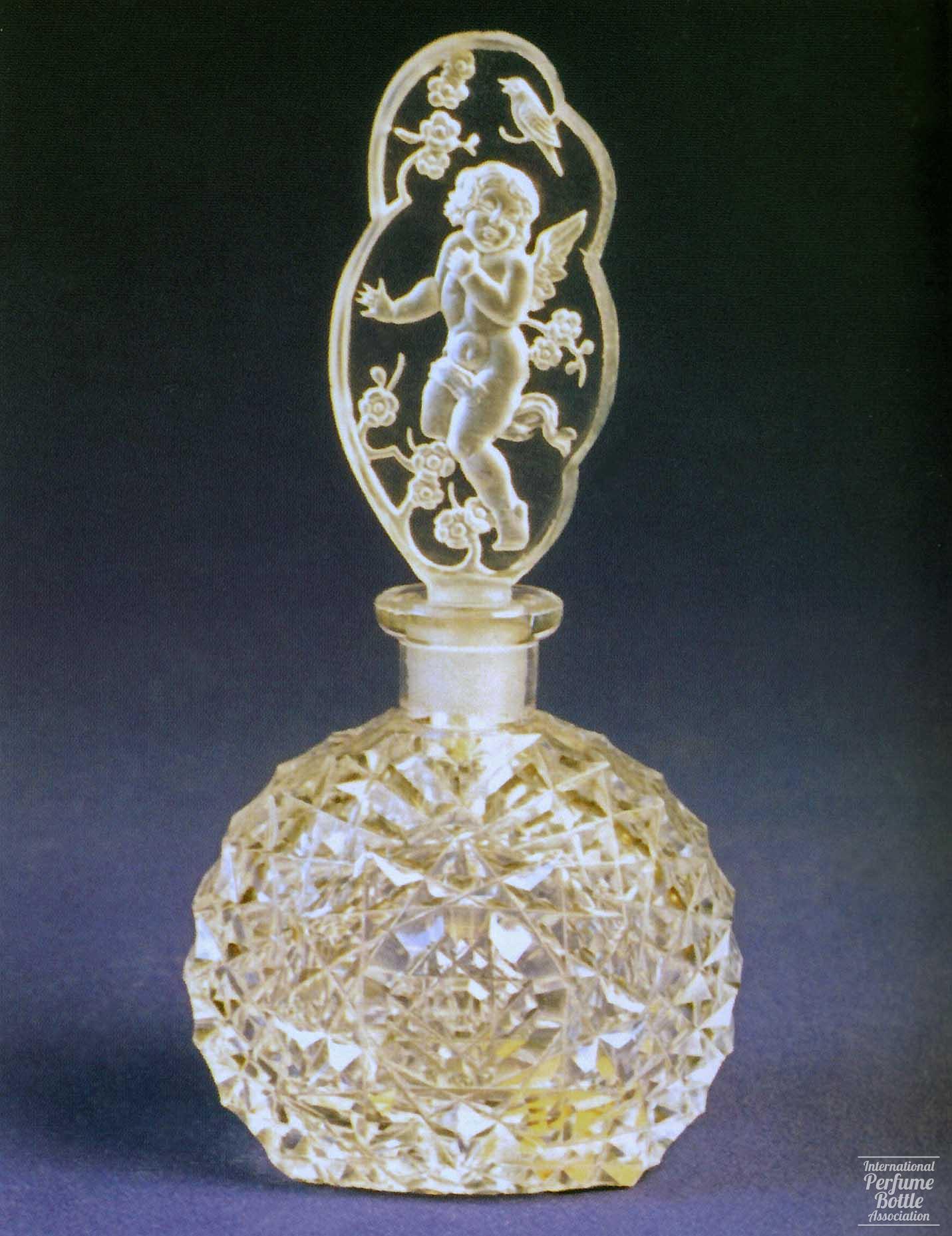 Cherub Amid Flowers by Morlee