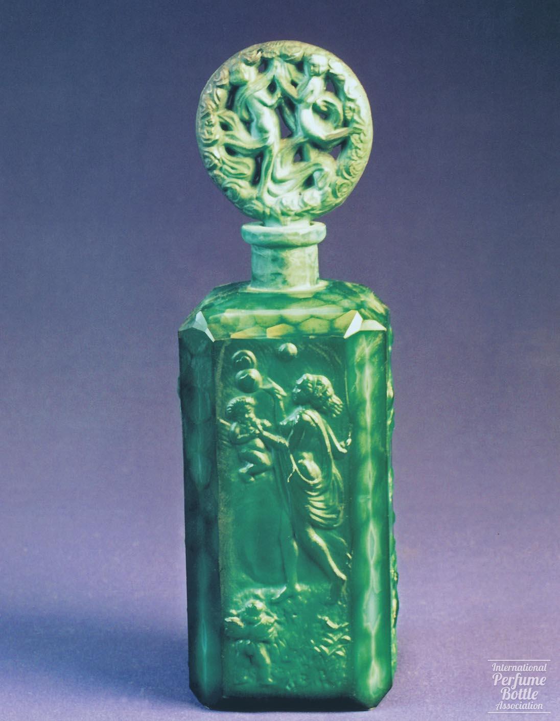 Malachite Goddess With Cherubs by Hoffmann