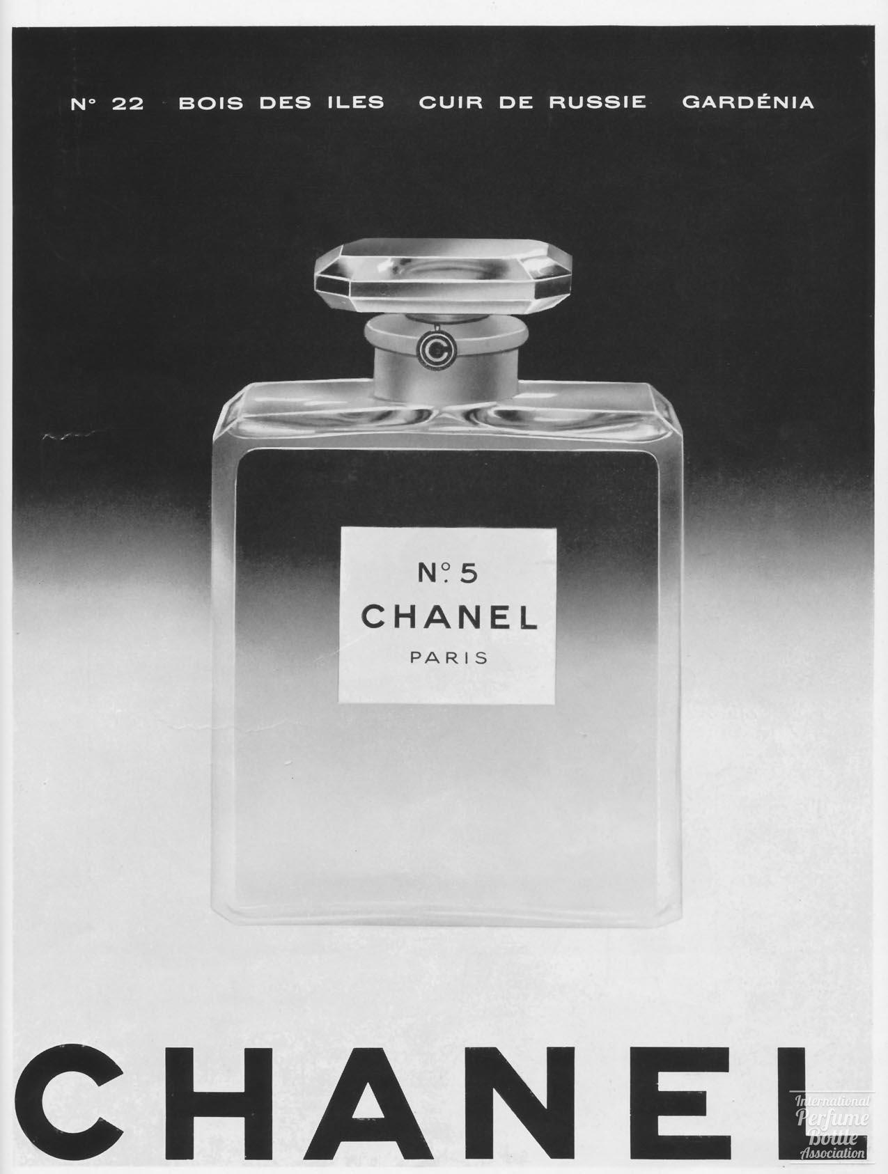 Perfumes by Chanel Advertisement - 1954
