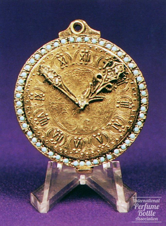 Watch Solid Perfume Pendant by Lilly Daché