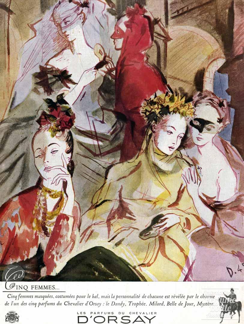Perfumes by D'Orsay Advertisement - 1945
