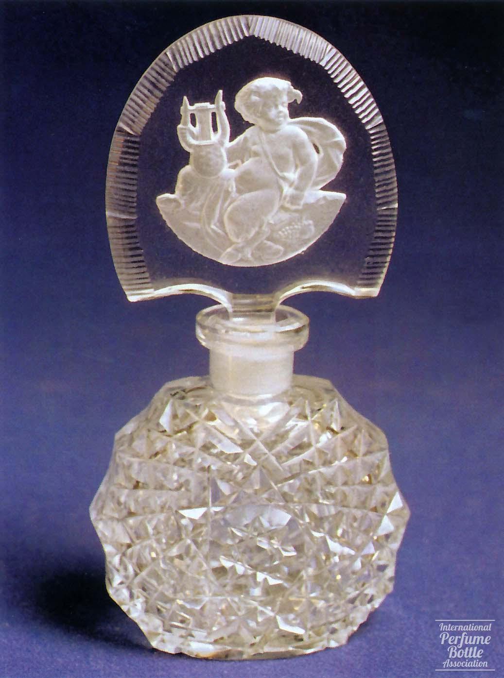 Czech Bottle With Baby Satyr