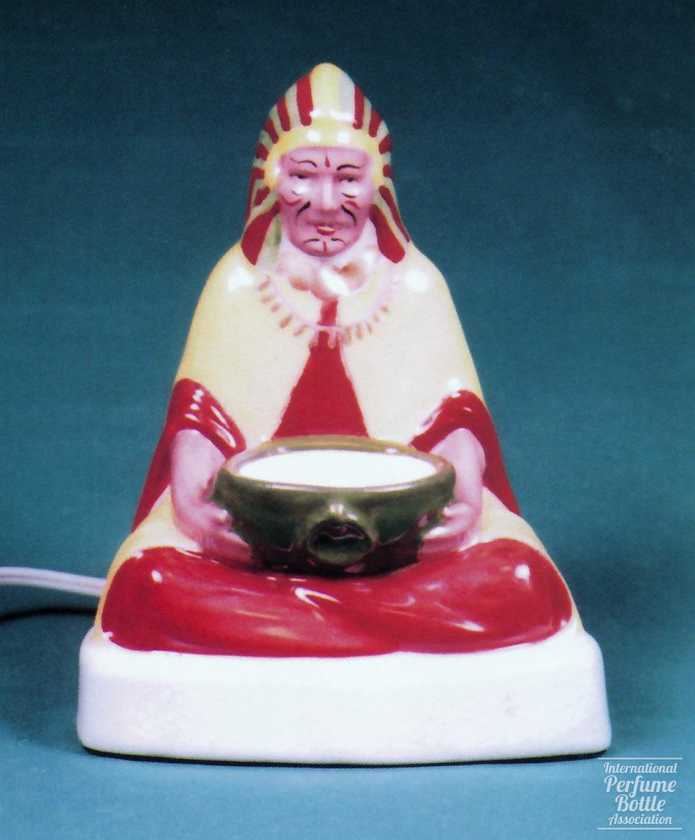 American Indian Perfume Lamp by Etling