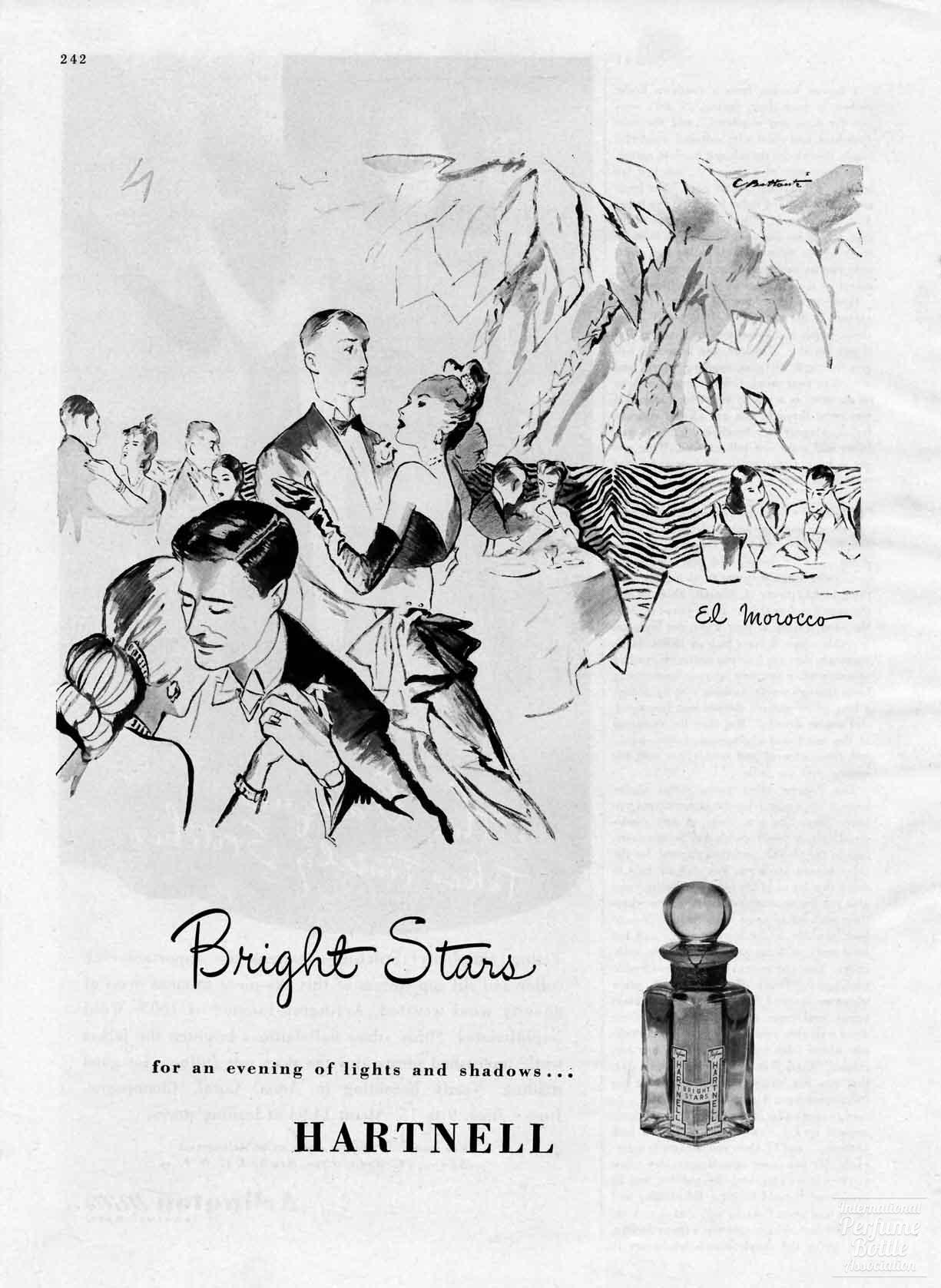 "Bright Stars" by Hartnell Advertisement - 1946