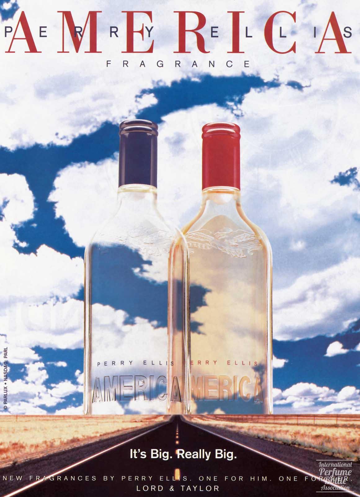 "America" by Perry Ellis Advertisement - 1996