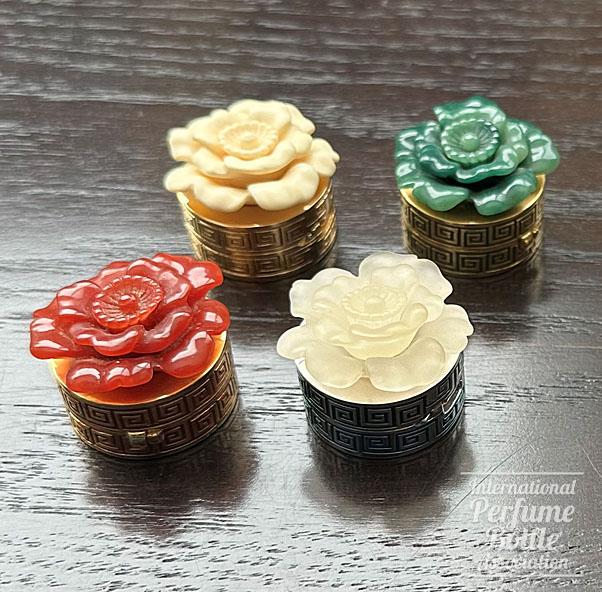 "Christmas Camellia" Solid Perfumes by Estée Lauder