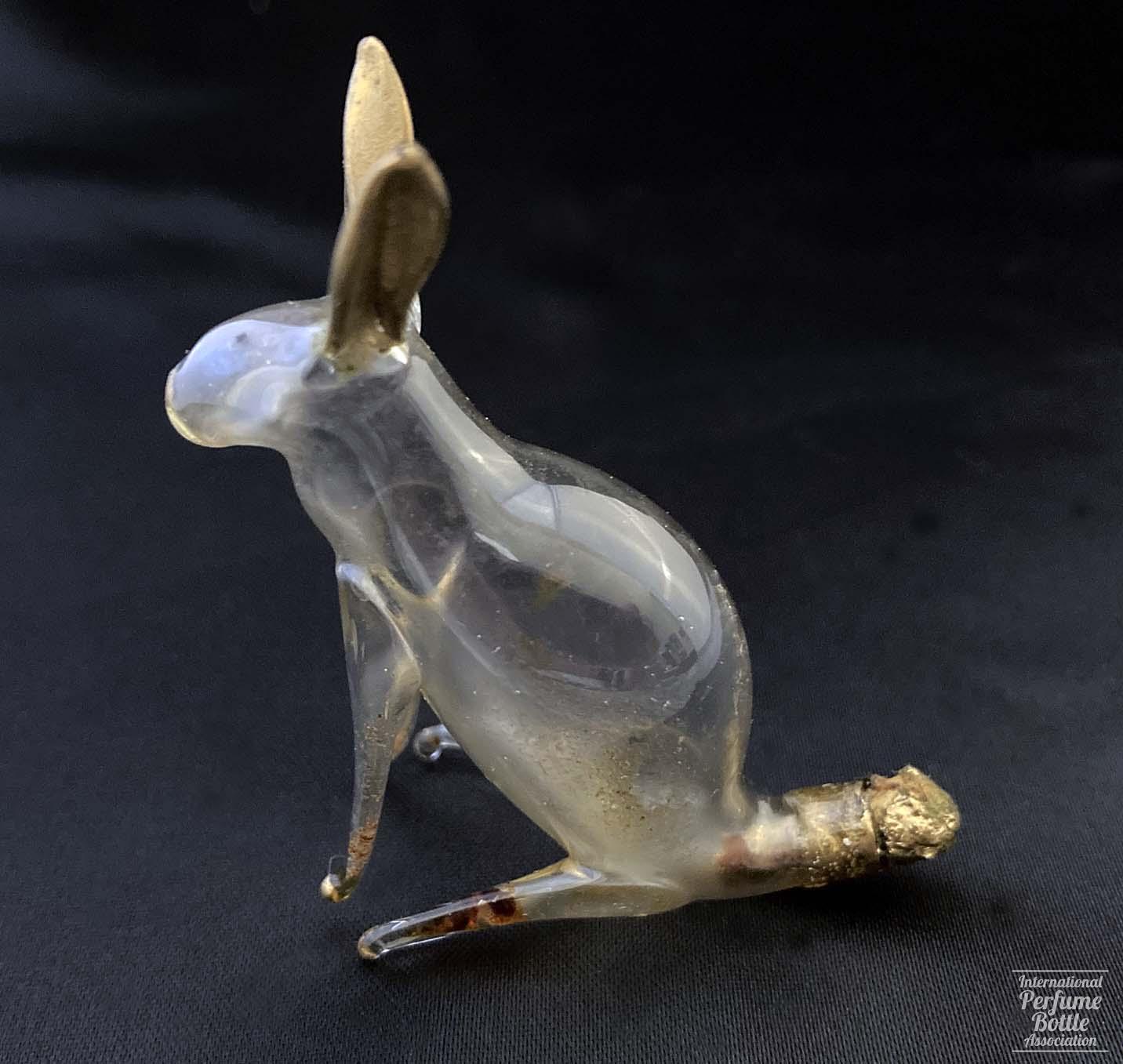 Hand Blown Sitting Rabbit