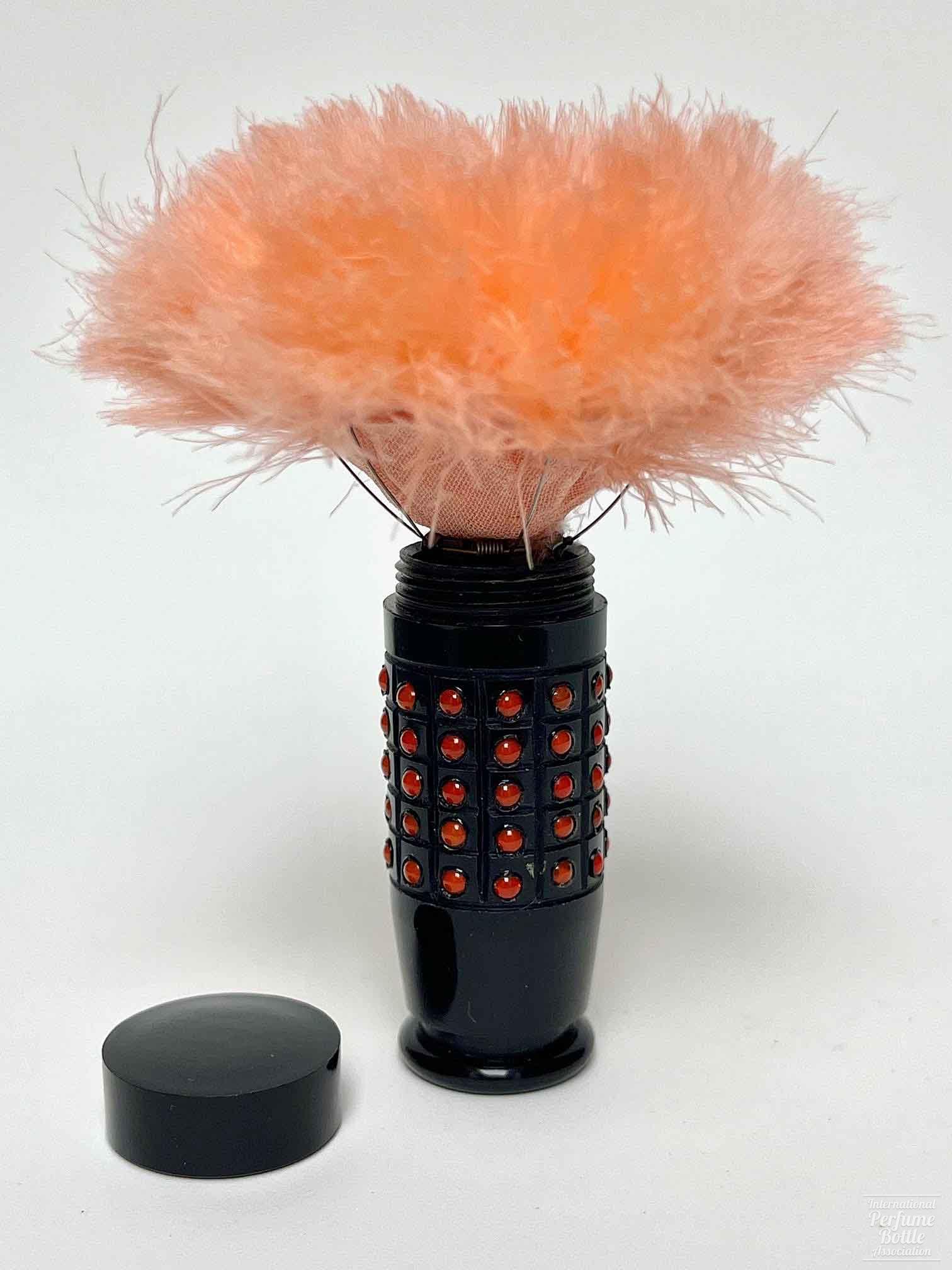 Black Pli With Red Dots