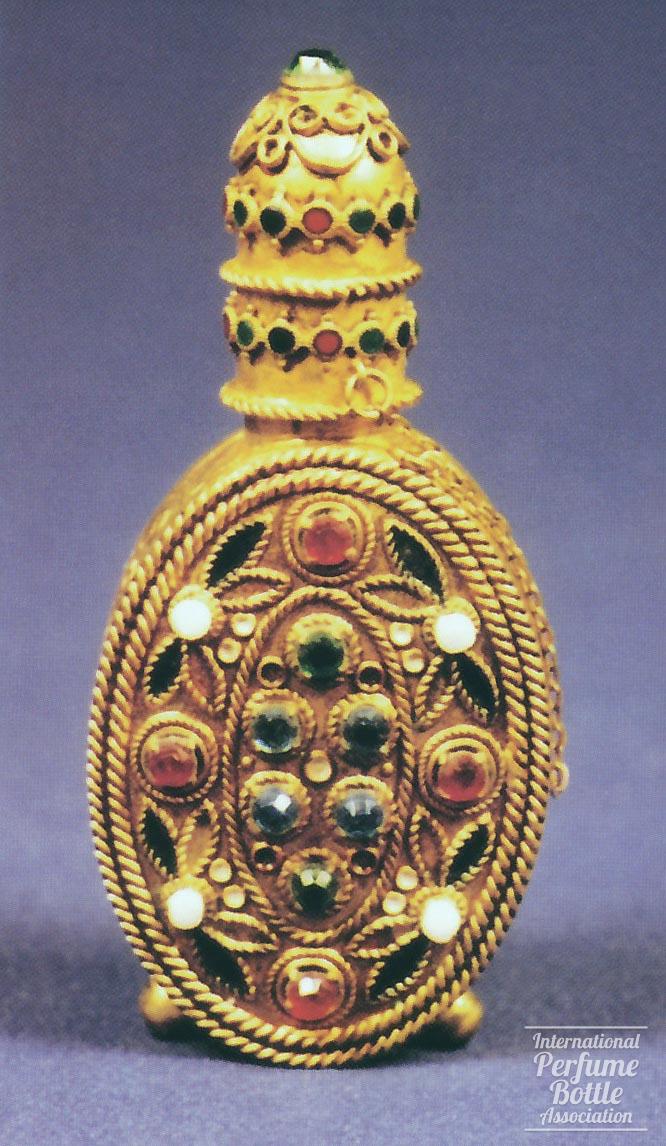 Metal Clad Czech Purse Bottle